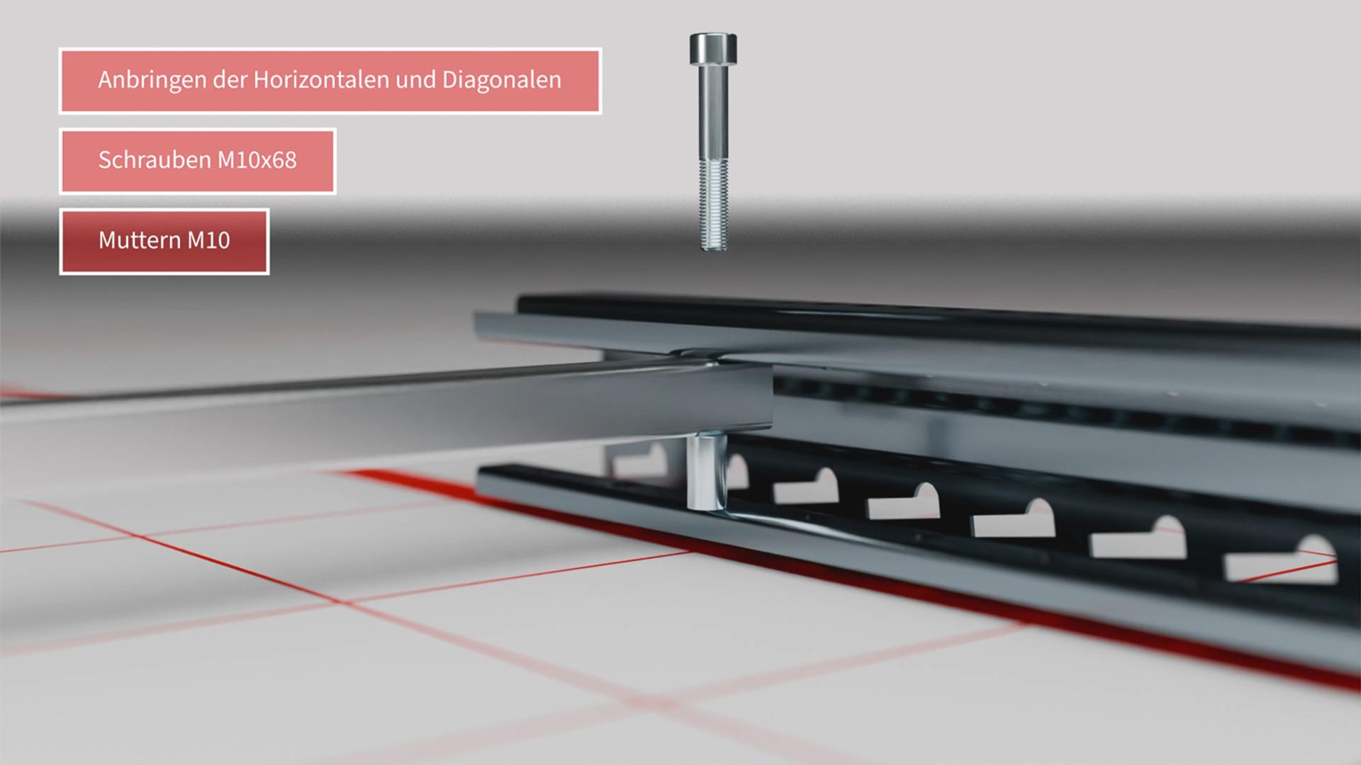 BERGER Group | 3D Montageanleitung  | ARTUS Palettenregal – Bild 6