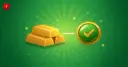 Gold bars and a certified checkmark seal, symbolizing XAU₮'s Shariah certification