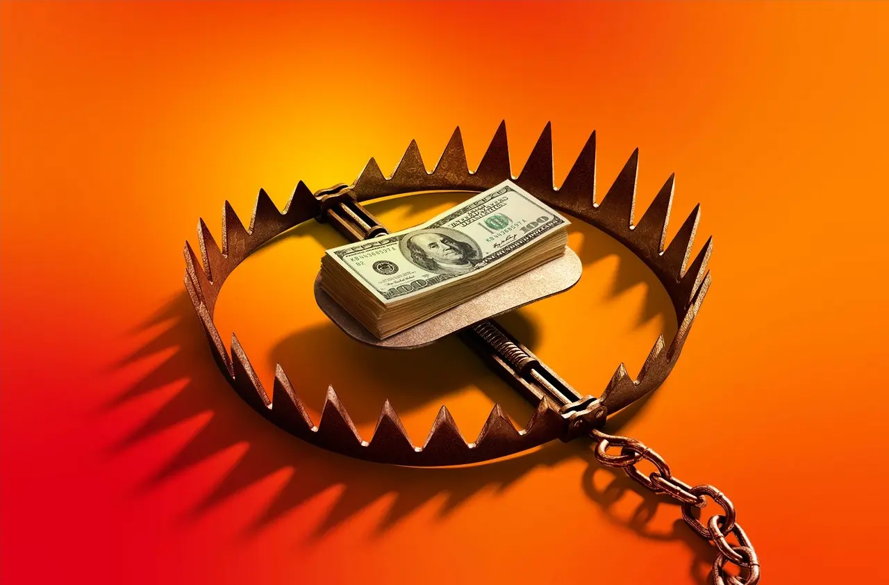 Crypto wallet security: private key and seed phrase concept