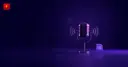 Microphone with sound waves next to a notes icon, symbolizing AI meeting note-taking