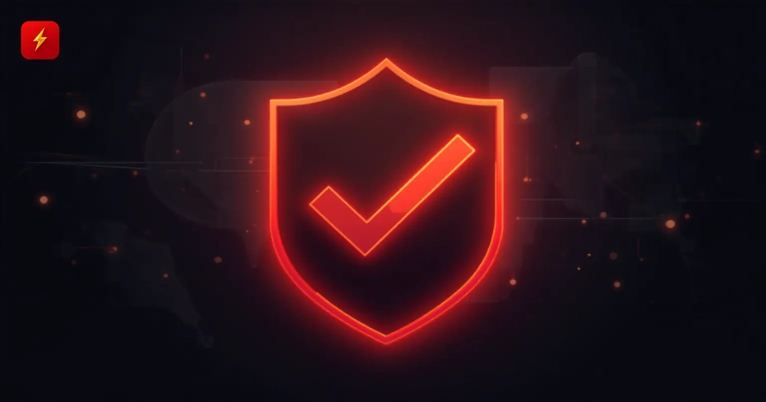 Glowing shield with checkmark against faint chat-bubble silhouettes — cover for Reddit Rules Hub news