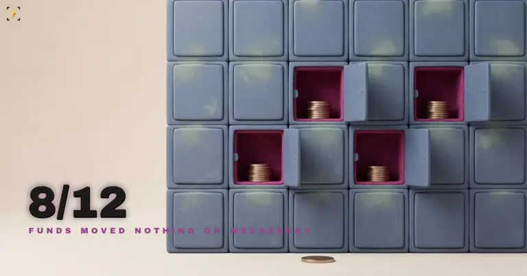 A wall of matte storage cells with most doors shut and four cells open on coin stacks