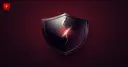 Cracked security shield