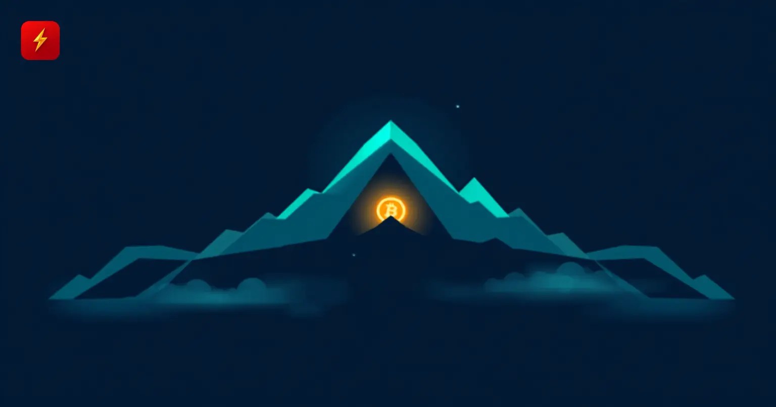 A glowing bitcoin symbol nestled between Himalayan mountain peaks — cover for the Bitget Bhutan licensed-presence news