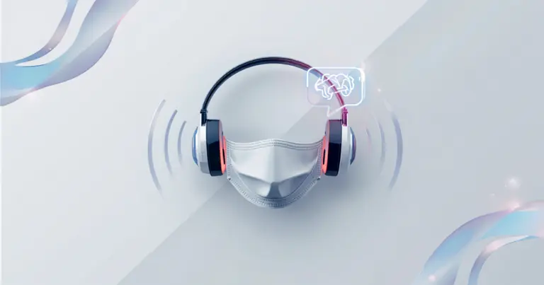 News cover: Silicon Valley Workers Are Wearing Noise-Cancelling Masks to Dictate AI Prompts