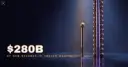 A short steel rod with one brass sphere beside a far taller rod crowded with spheres