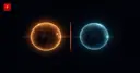 Two glowing orbs, one warm amber and one cool blue, connected by a thin line on a dark background — cover for the GPT-5.6 Sol and Luna ChatGPT update news