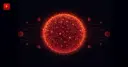 A massive glowing neural-network sphere surrounded by much smaller comparison spheres — cover for the ByteDance 10-trillion-parameter AI model news