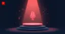 A glowing microphone on a spotlit stage surrounded by network and privacy tech icons — cover for the Ripple engineering chief's XRP Seoul 2026 speaking news