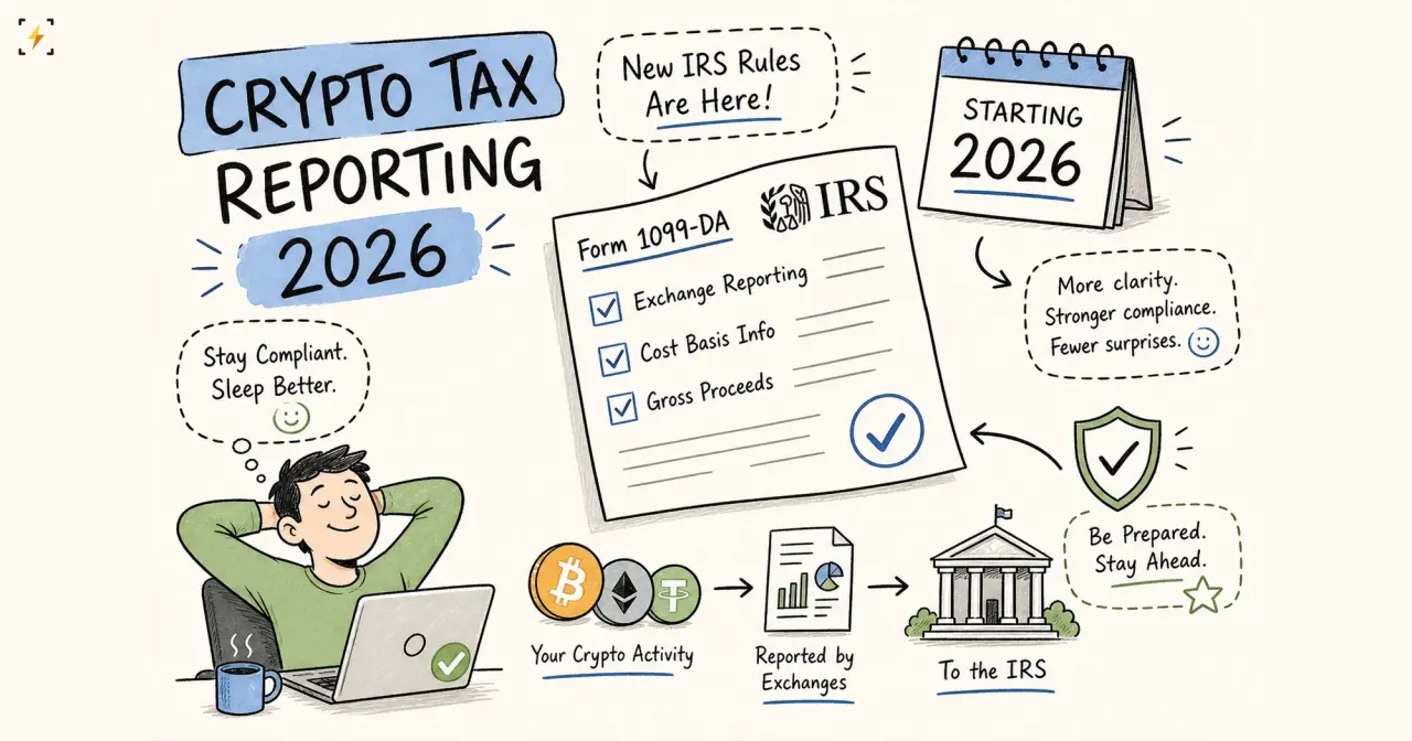 Налоговая отчётность по криптовалюте 2026: что теперь требует IRS