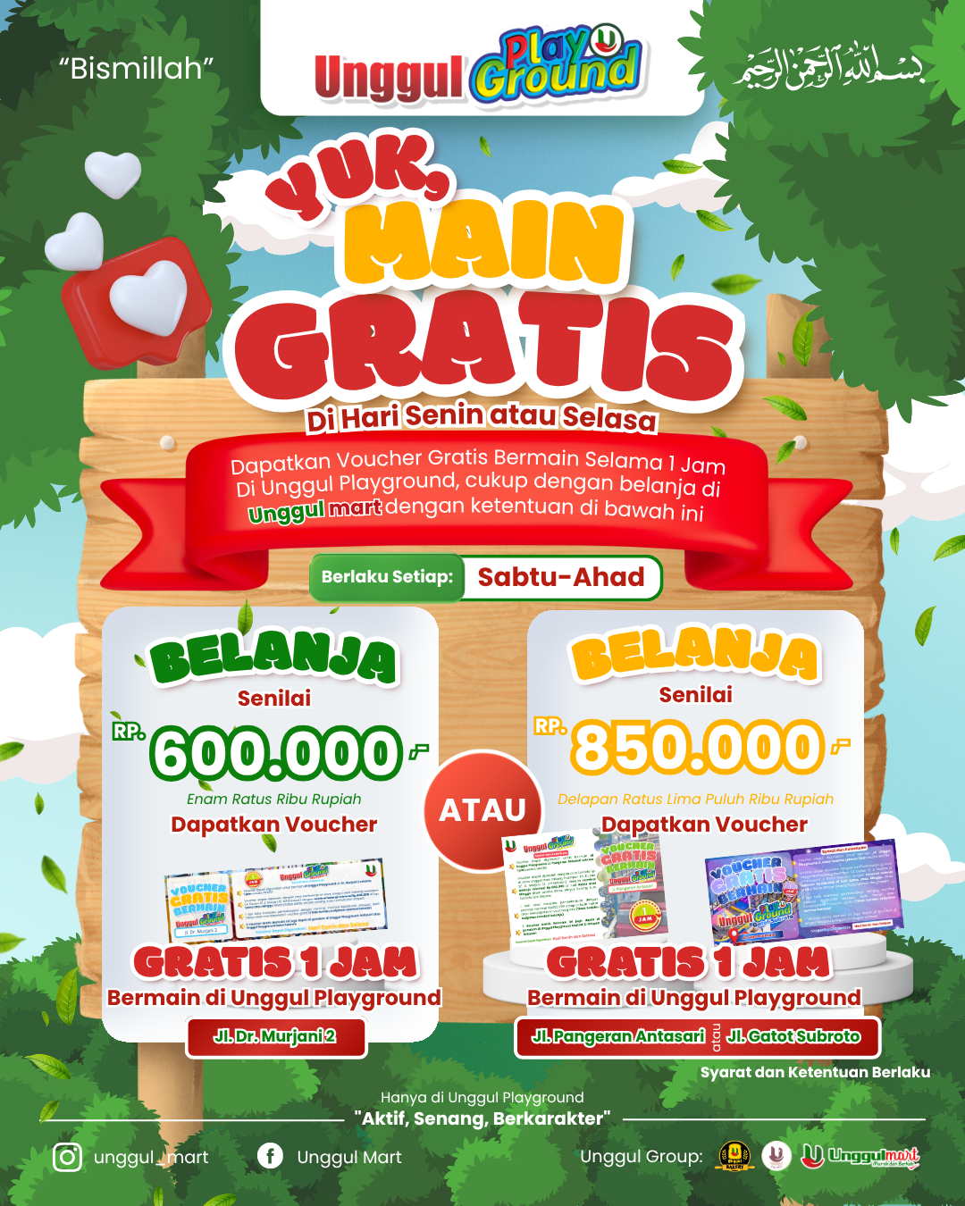 Gratis Bermain di Unggul Play Ground