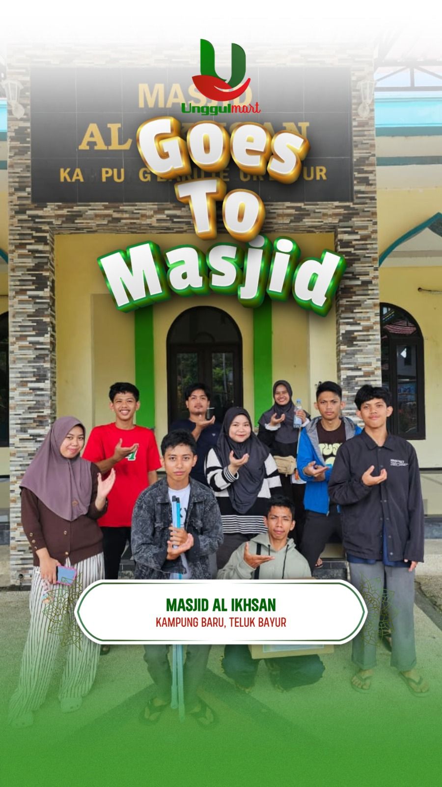GOES TO MASJID