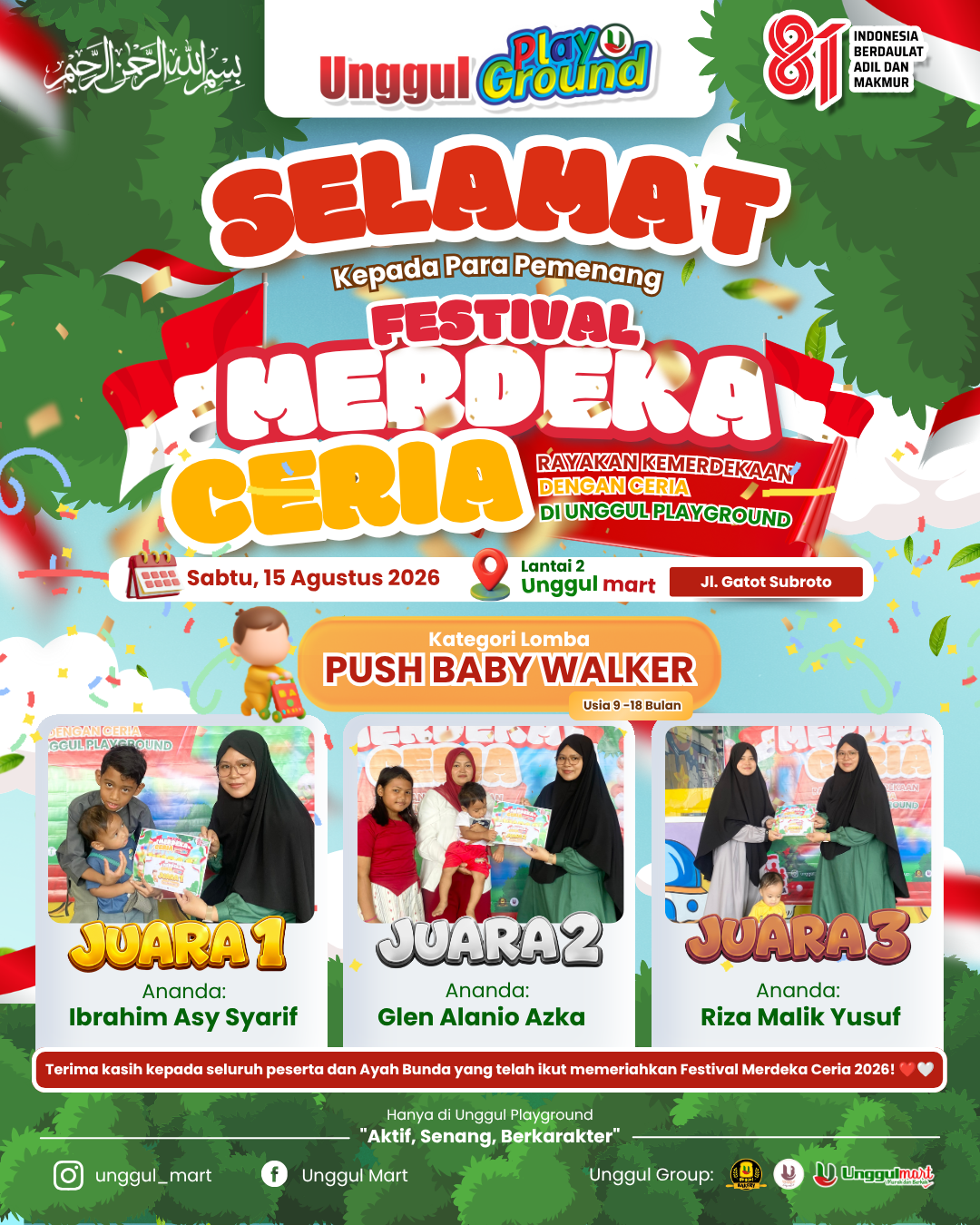 Lomba Merdeka ceria