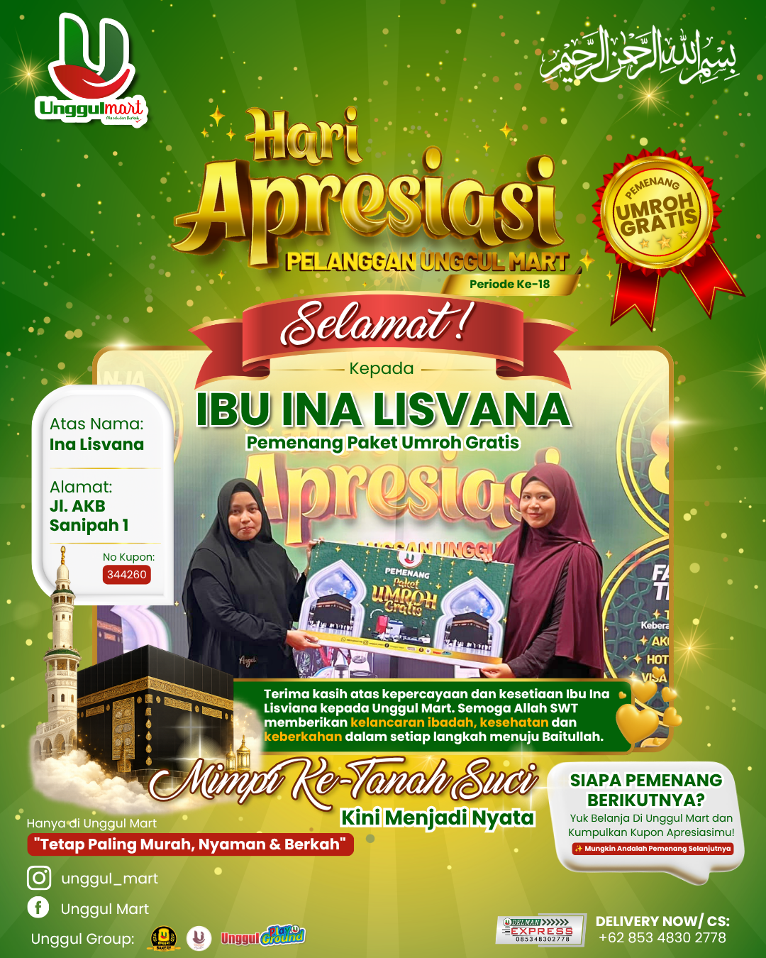Pemenang Umroh Gratis - foto galeri 2