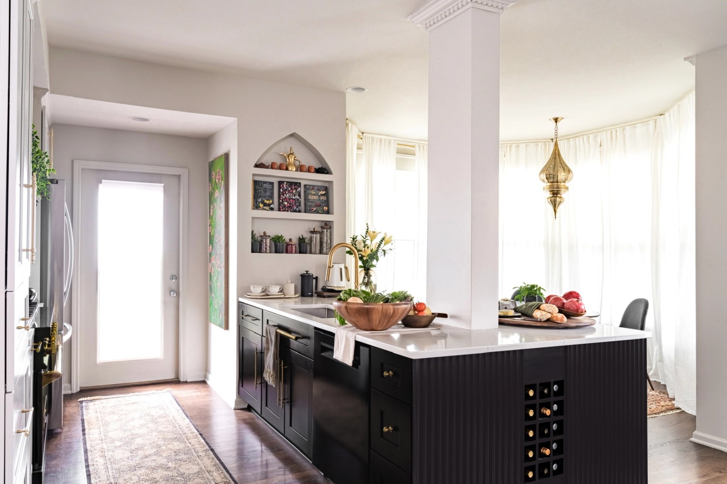GOTH landscape, dining room wide angle