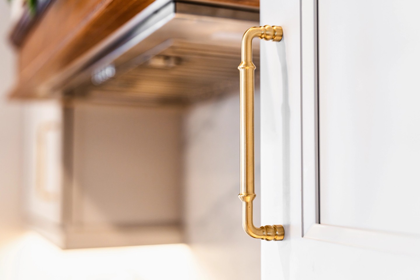 SOLE landscape cabinet handle close-up