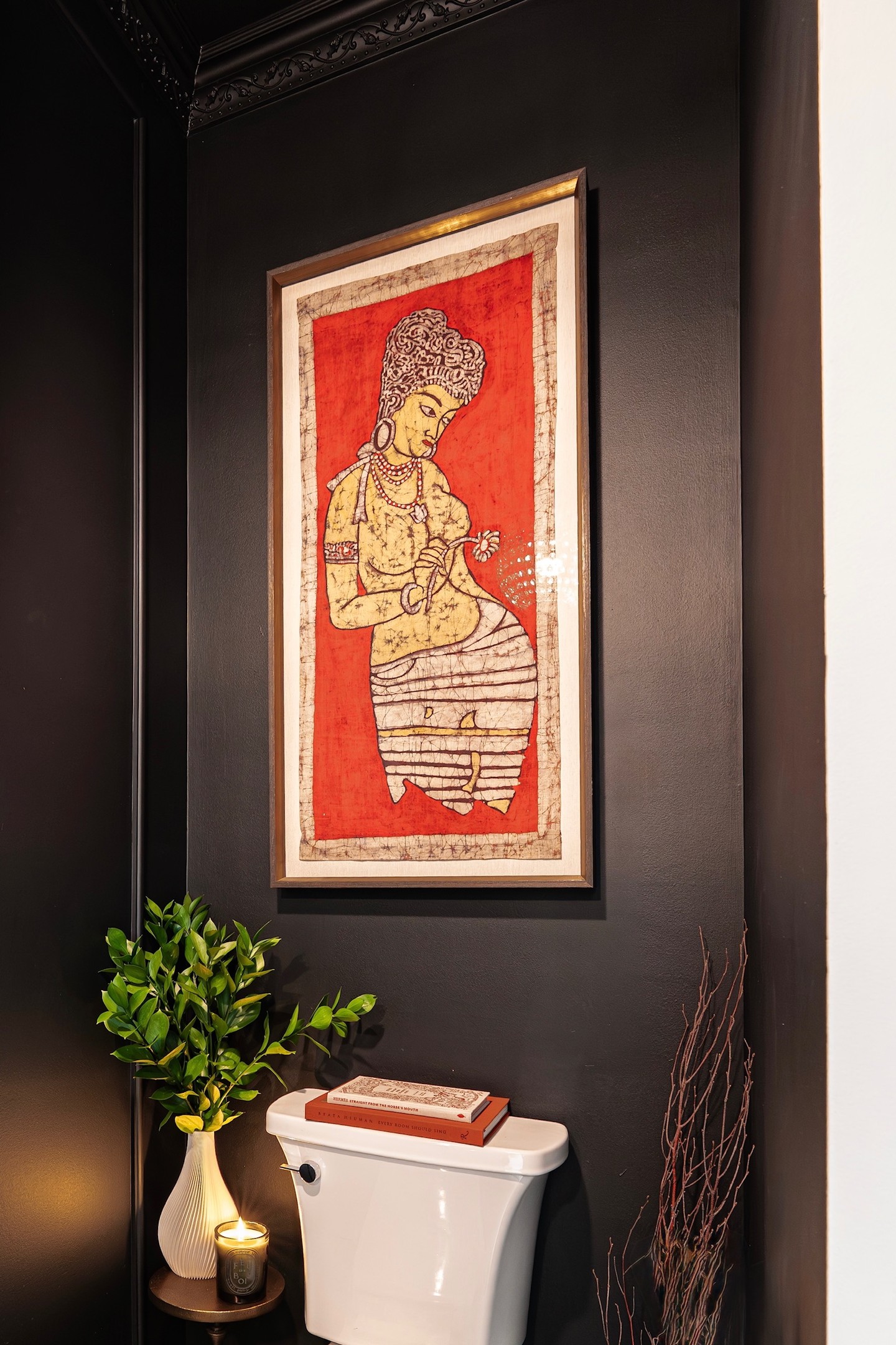 BELLE painting vertical angled wide