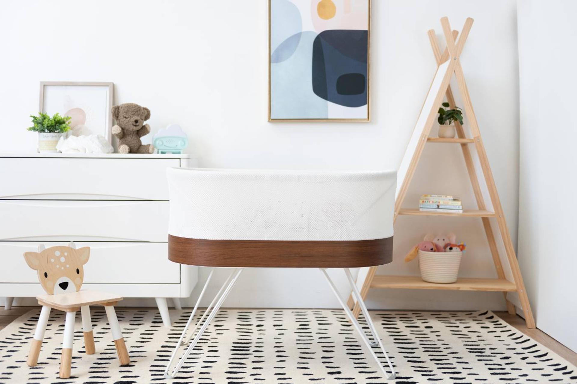 SNOO Smart Sleeper in a modern nursery