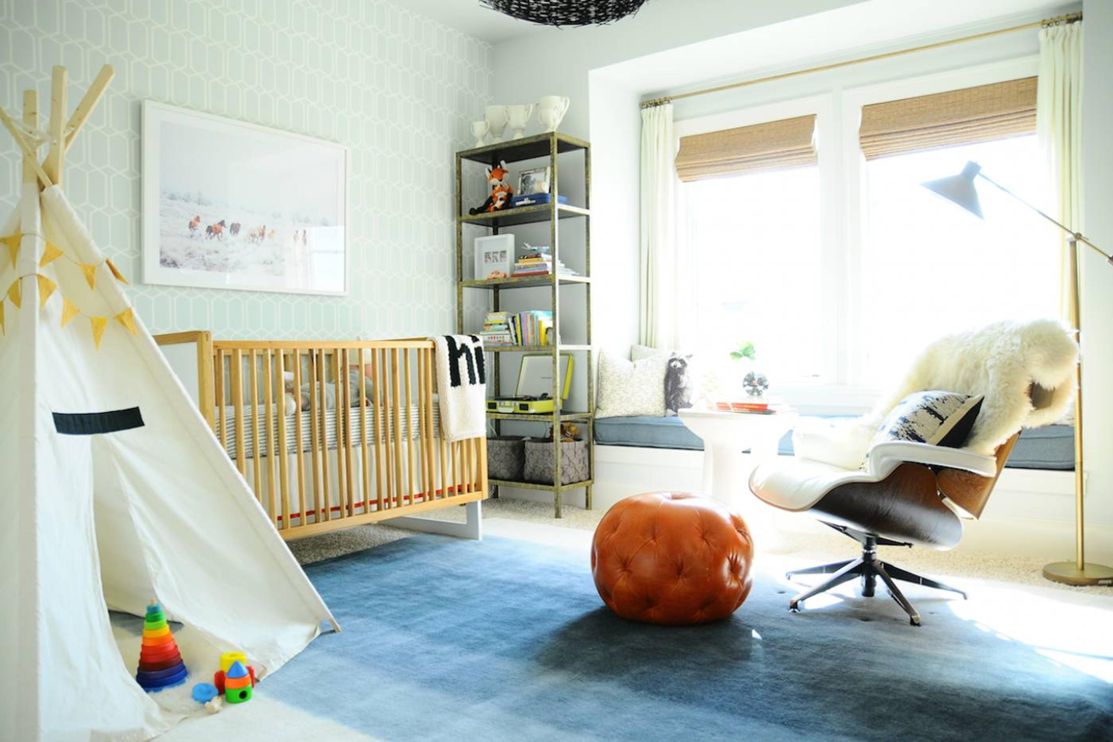 Mid-century modern nursery ideas