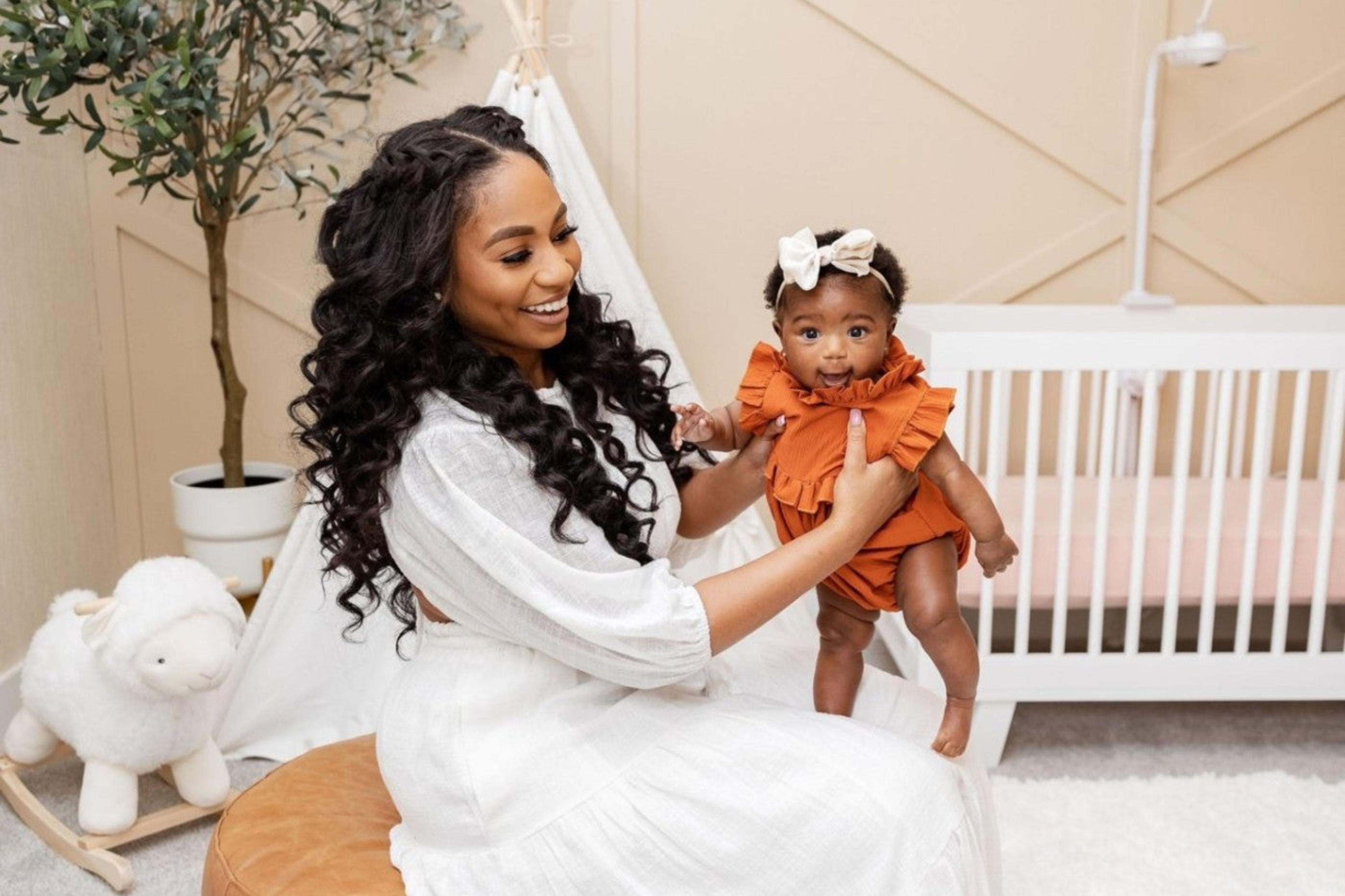 Influencer JaLisa Vaughn and daughter, Harper