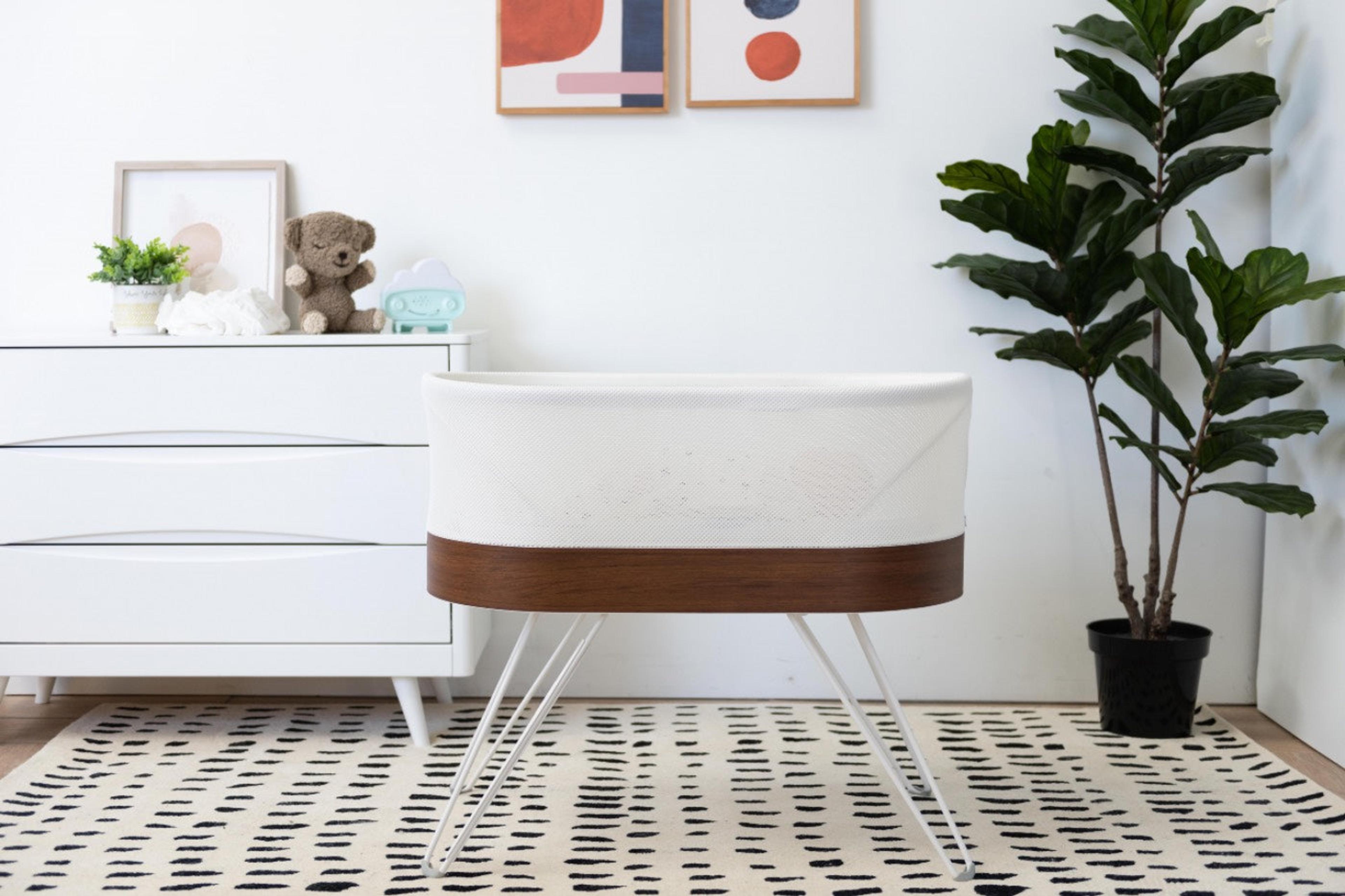 SNOO, SNOObie, and SNOObear in a baby nursery