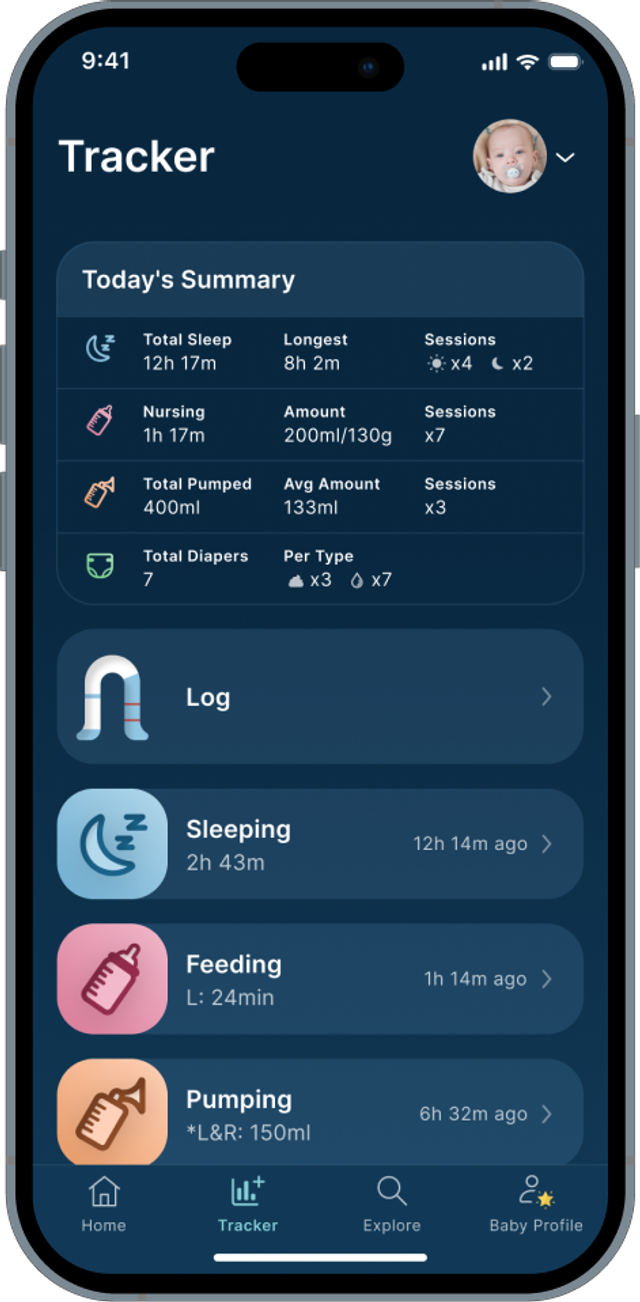 Happiest Baby App Tracker 