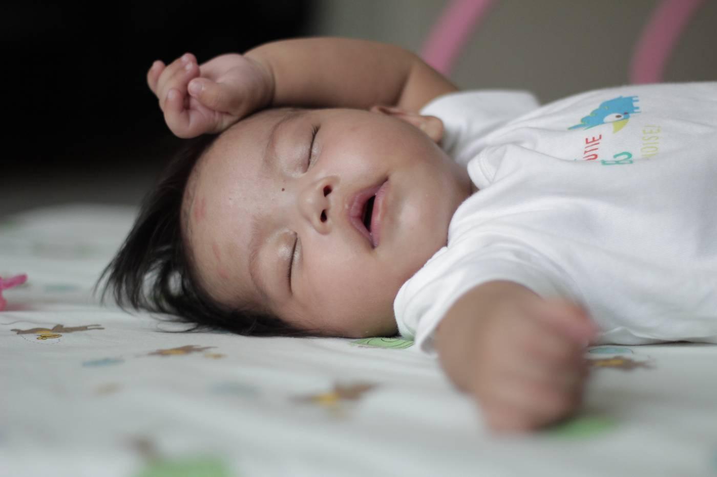 sleep training: 9-month-old sleeping