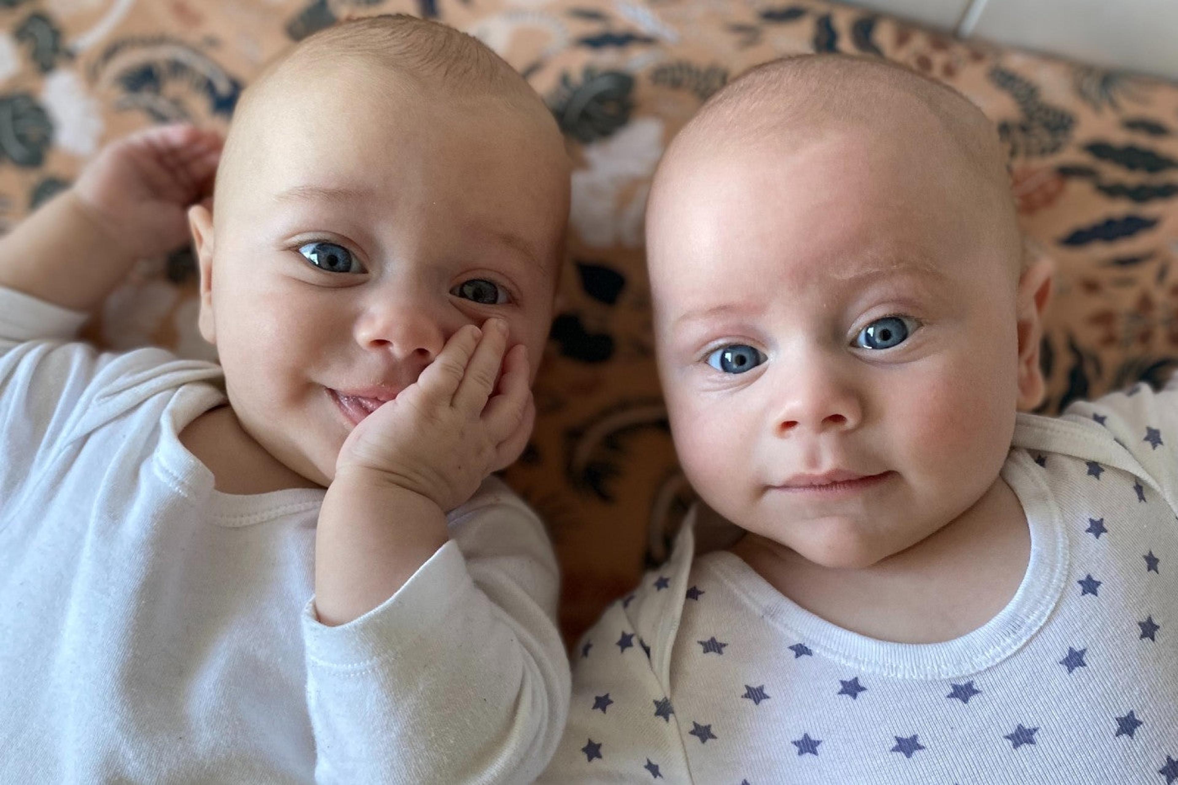 French sleep consultant Sandra Menoni's twin sons