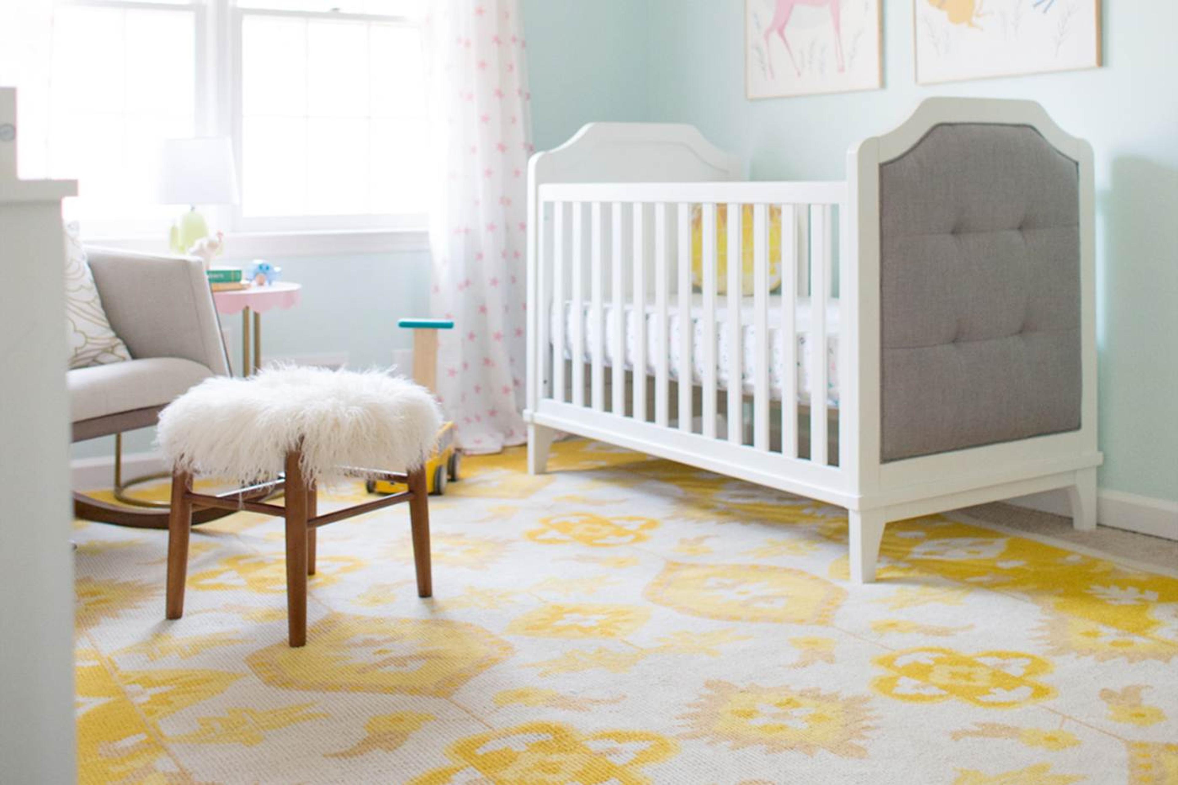 yellow-nursery-with-crib