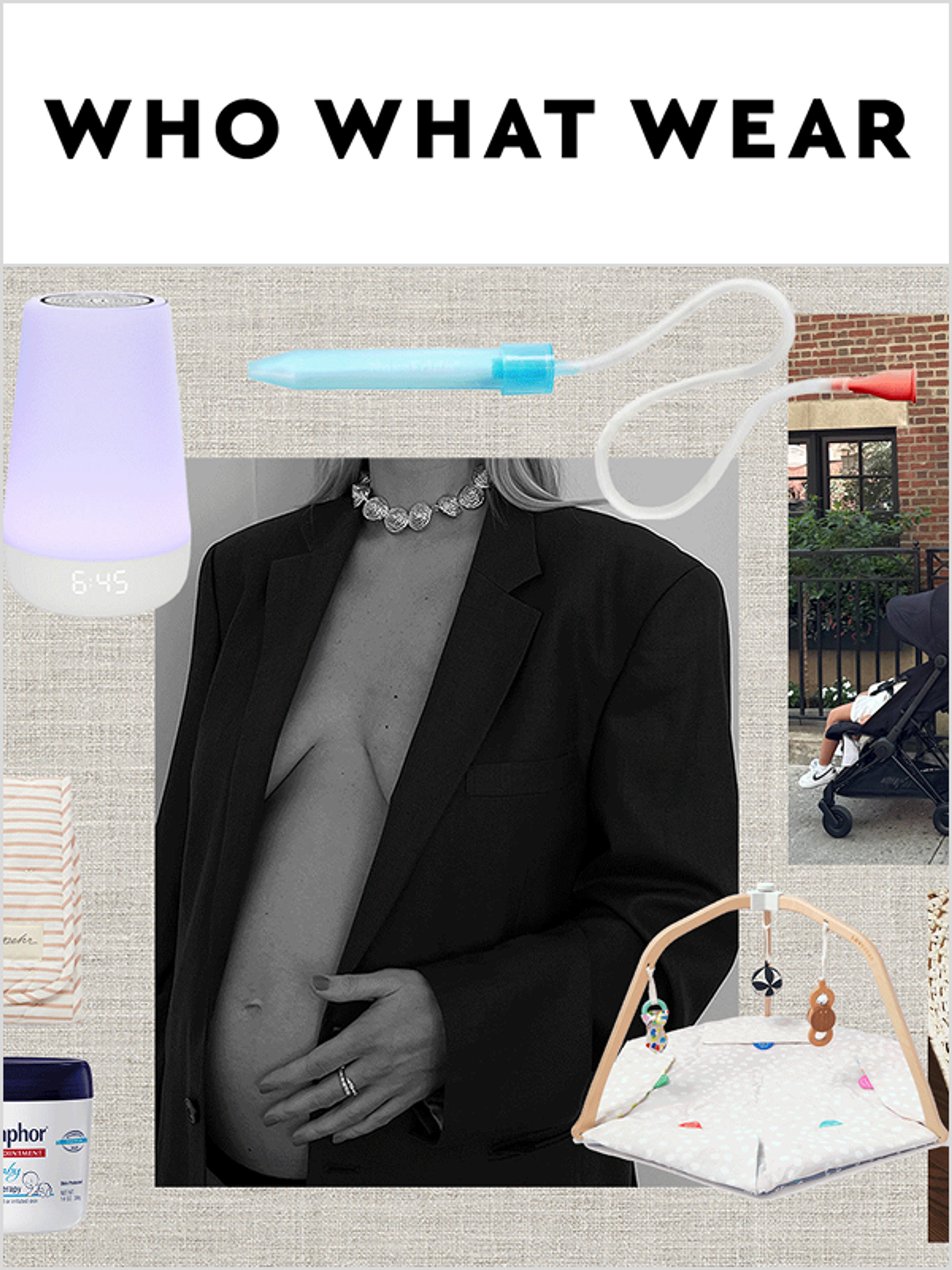 Who What Wear article about adding SNOO baby registry