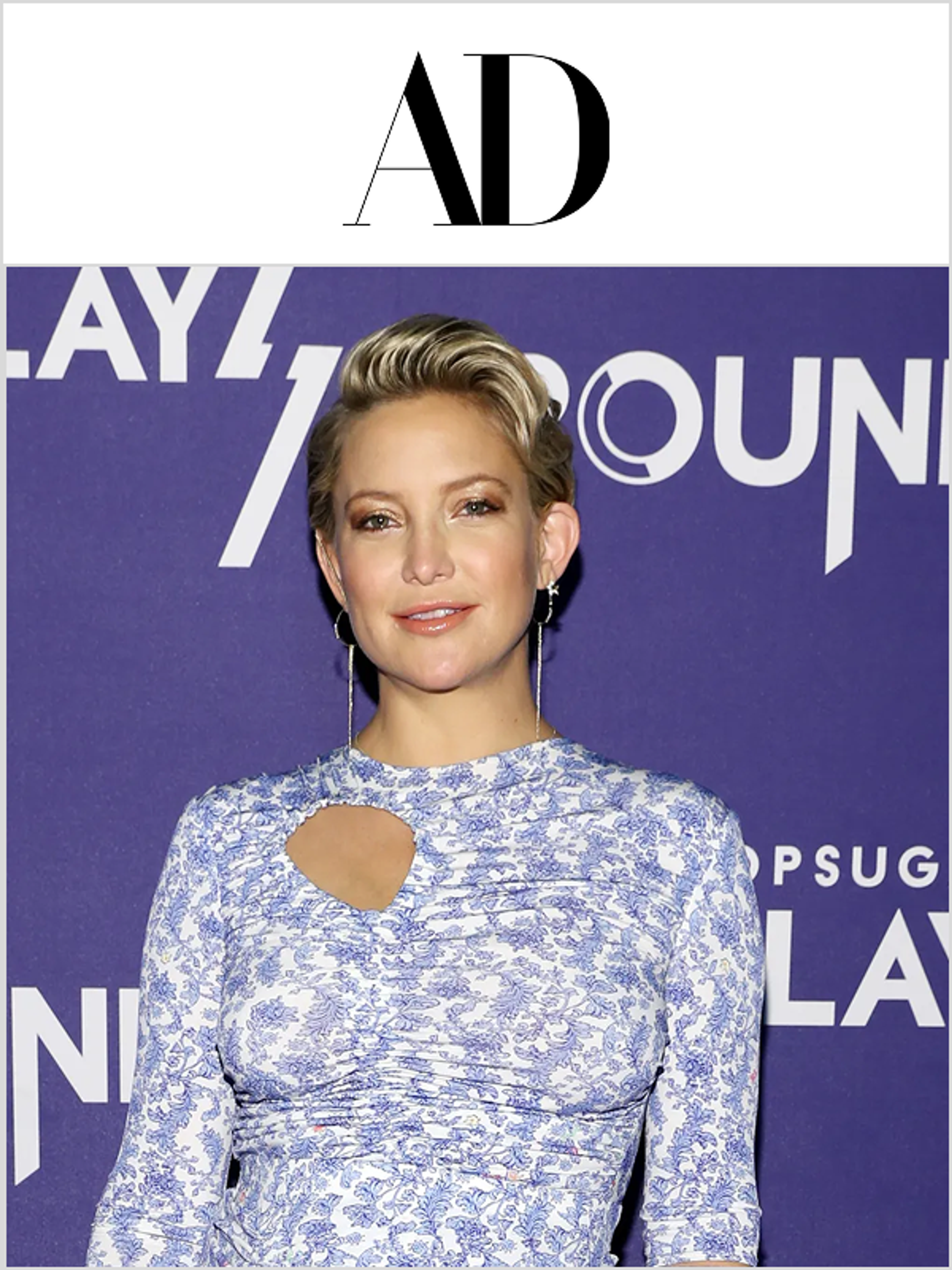 Architectural Digest Kate Hudson article