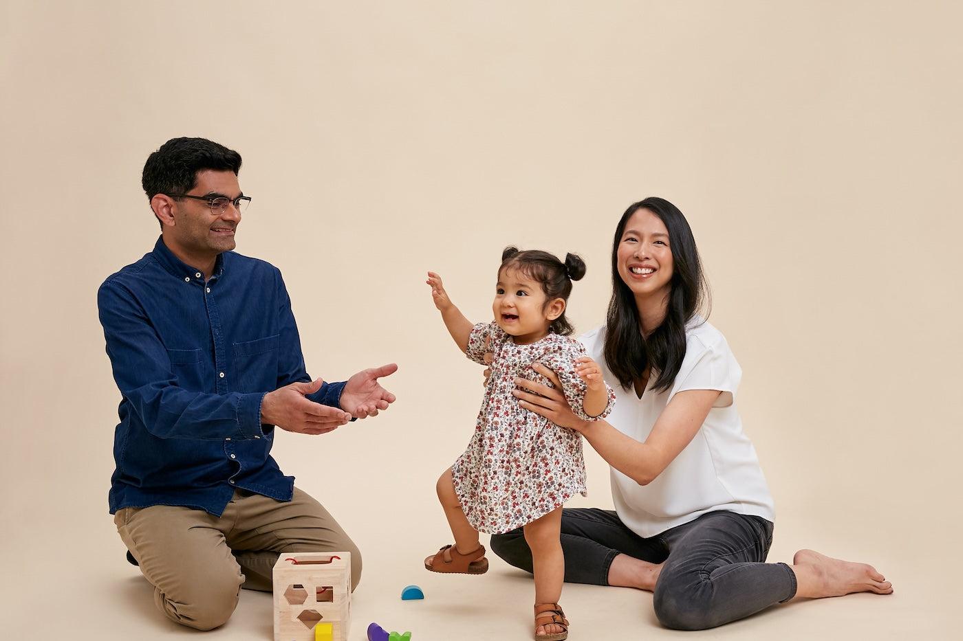 Tend Prenatal founders with their daughter