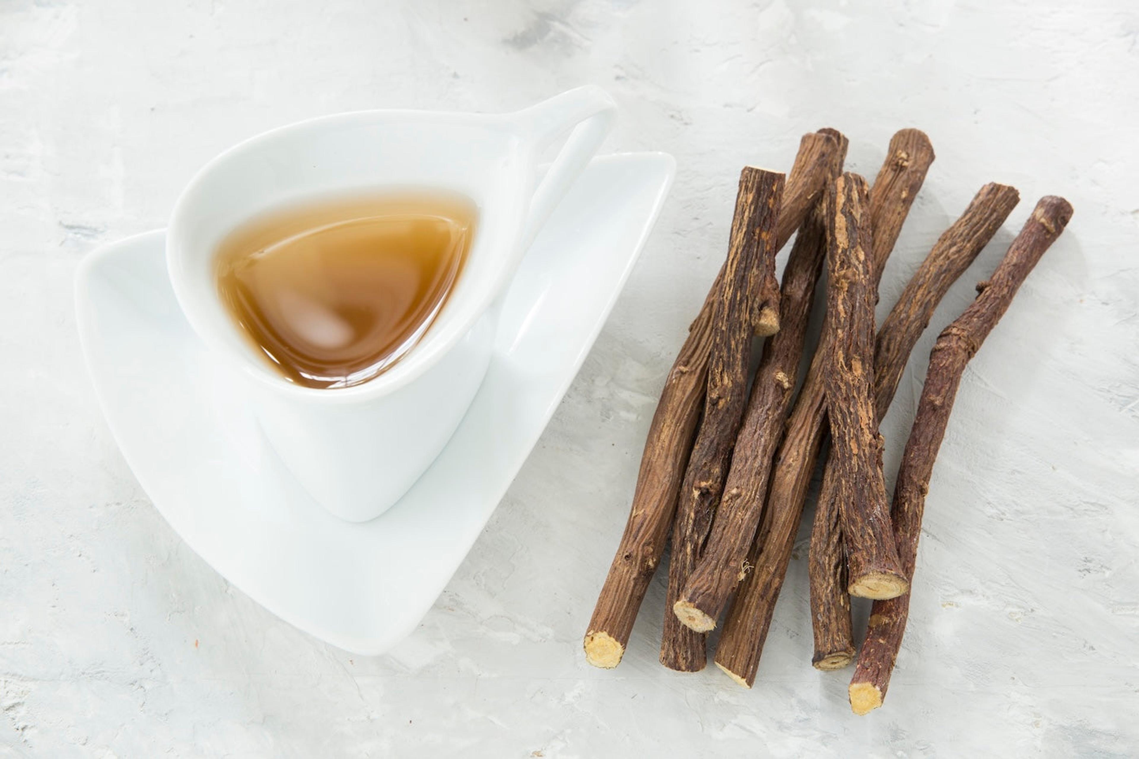 Licorice root tea