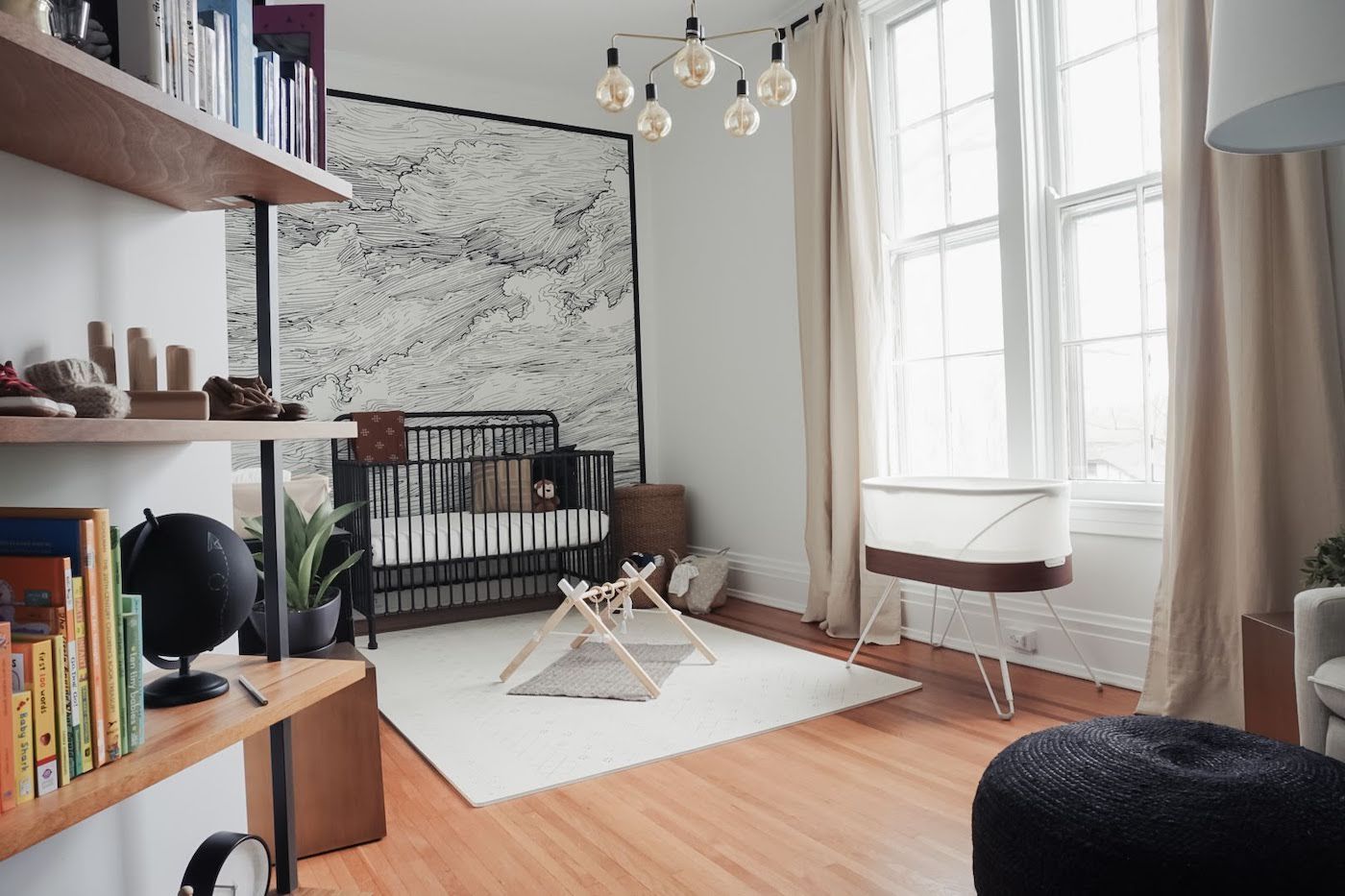 Modern Neutral Nursery Design