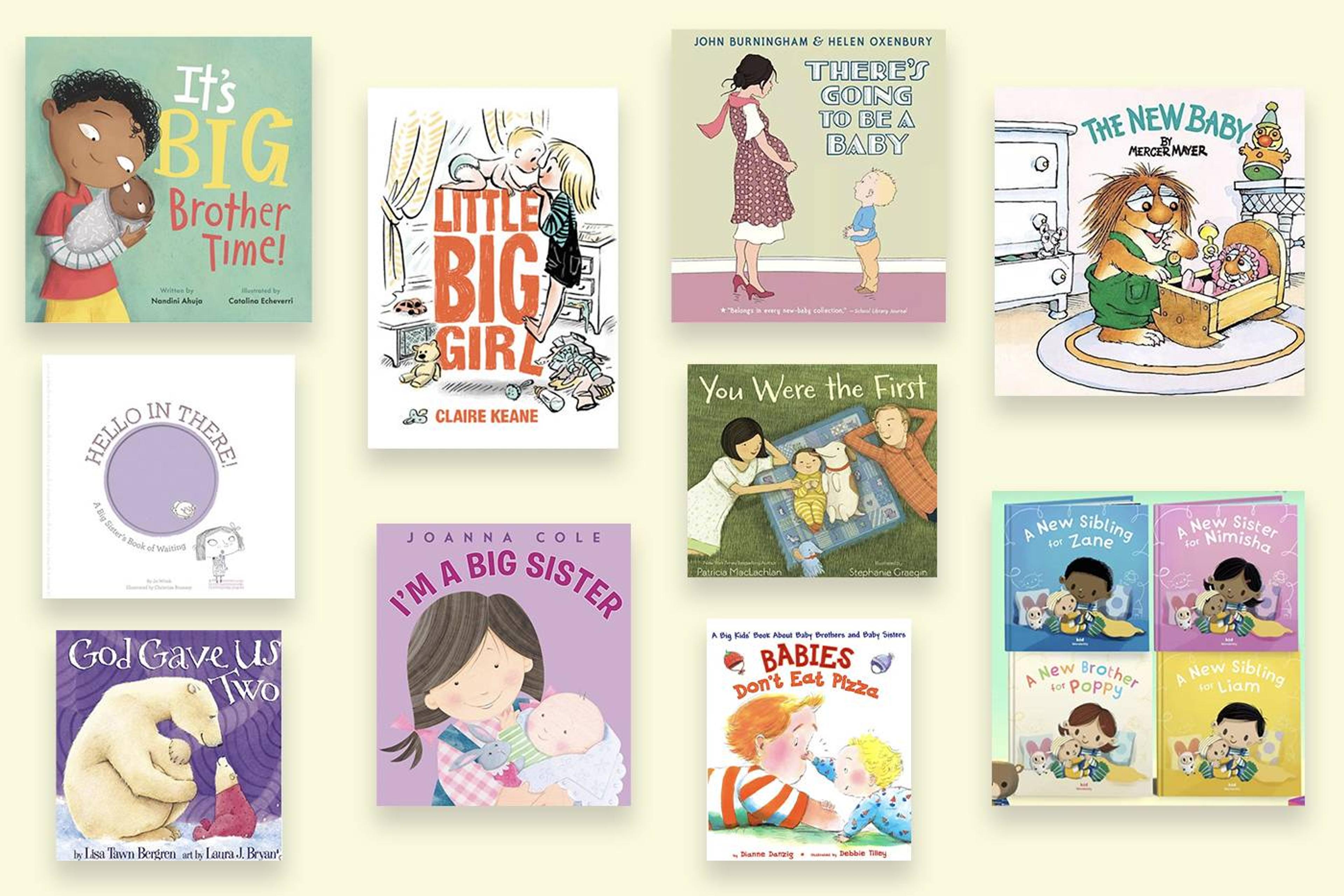Books about becoming a big brother and big sister