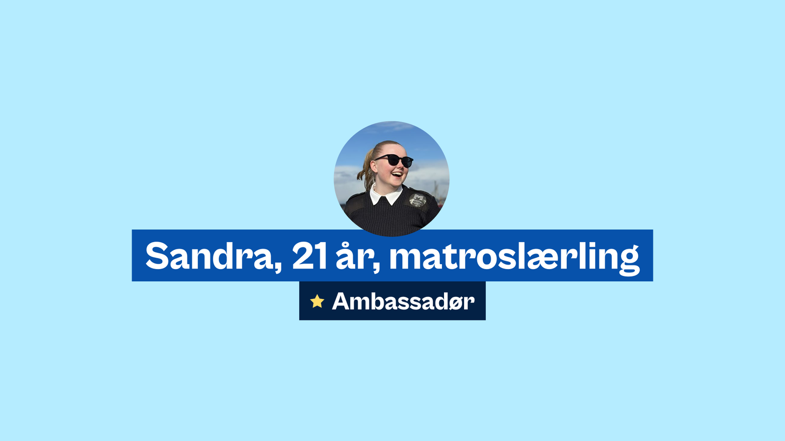 En Avatar med et navn og en tittel.