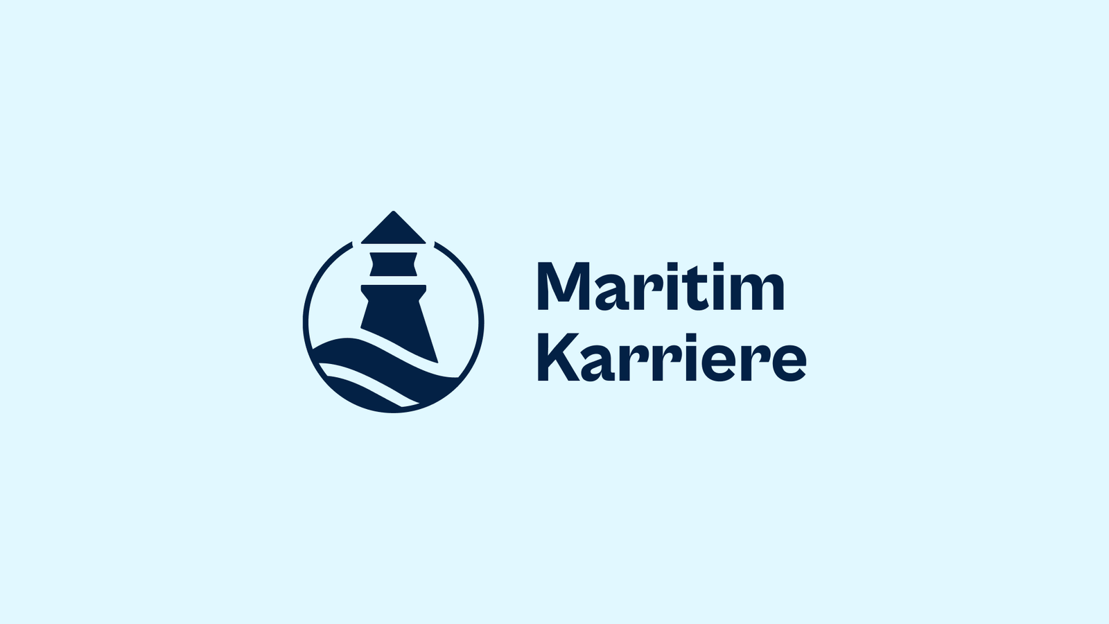 Maritim Karriere monotone venstrestilt logo.