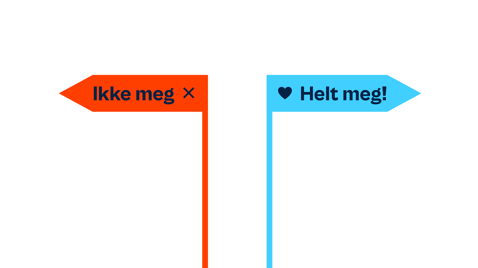 Eksempel på bruk av flagg.