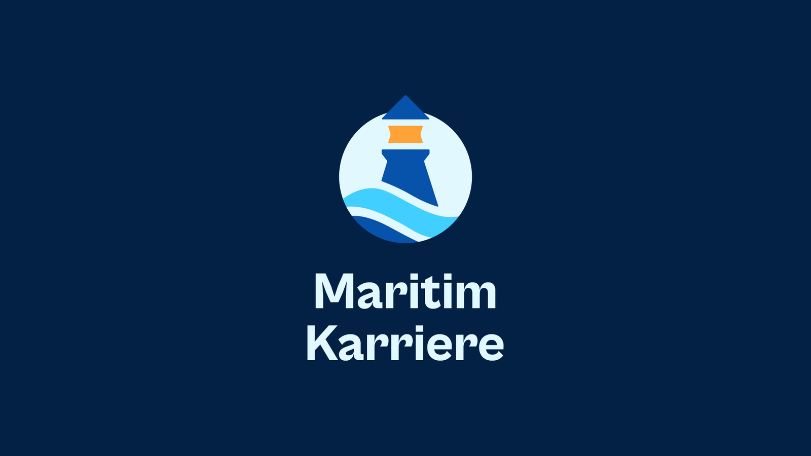 Maritim Karriere negativ vertikal logo.