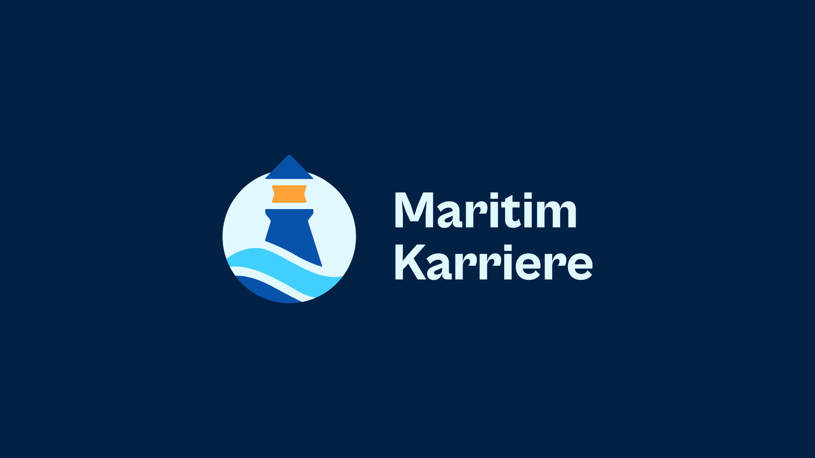Maritim Karriere negativ venstrestilt logo.