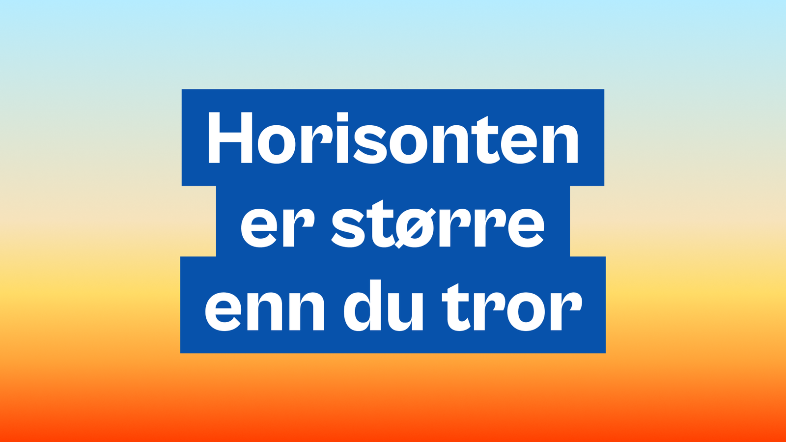 Eksempel på bakgrunnsafarge bak tekst oppå fargeforløpning.