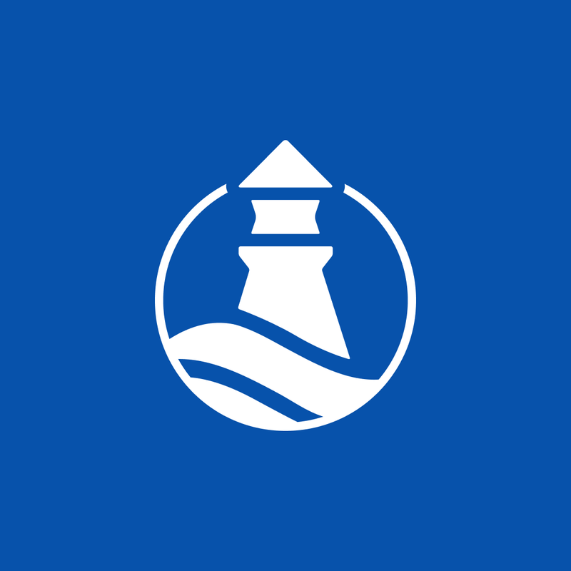 Maritim Karriere logosymbol negativ monotone.