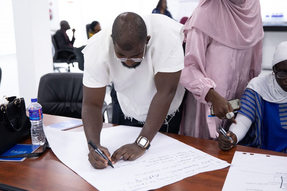Participants at the UNDP Communications Masterclass in The Gambia