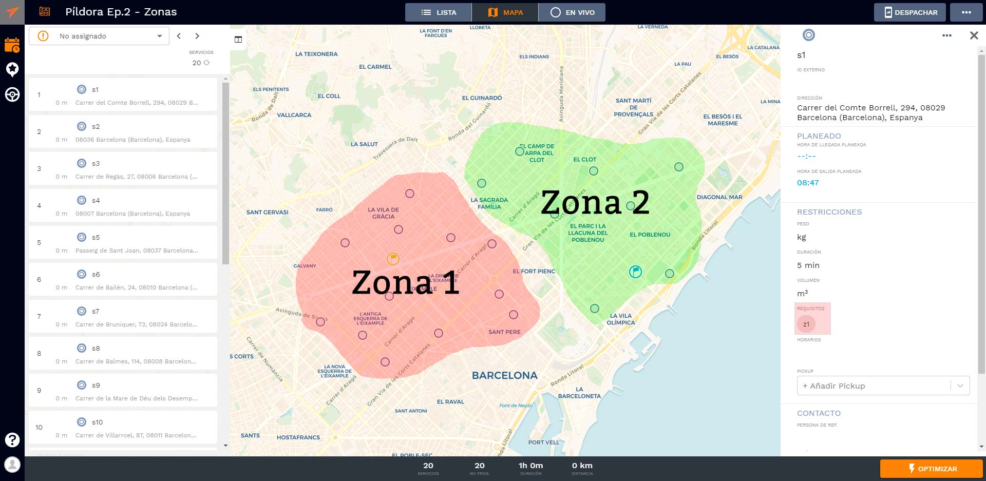 Training pills — Ep 2. — Optimization of routes based on Zones | Routal