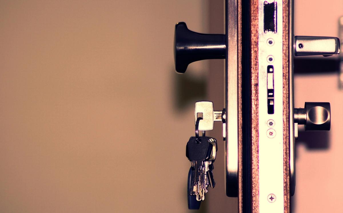 Porte d'entrée sécurisée avec serrure multipoints pour prévenir les intrusions