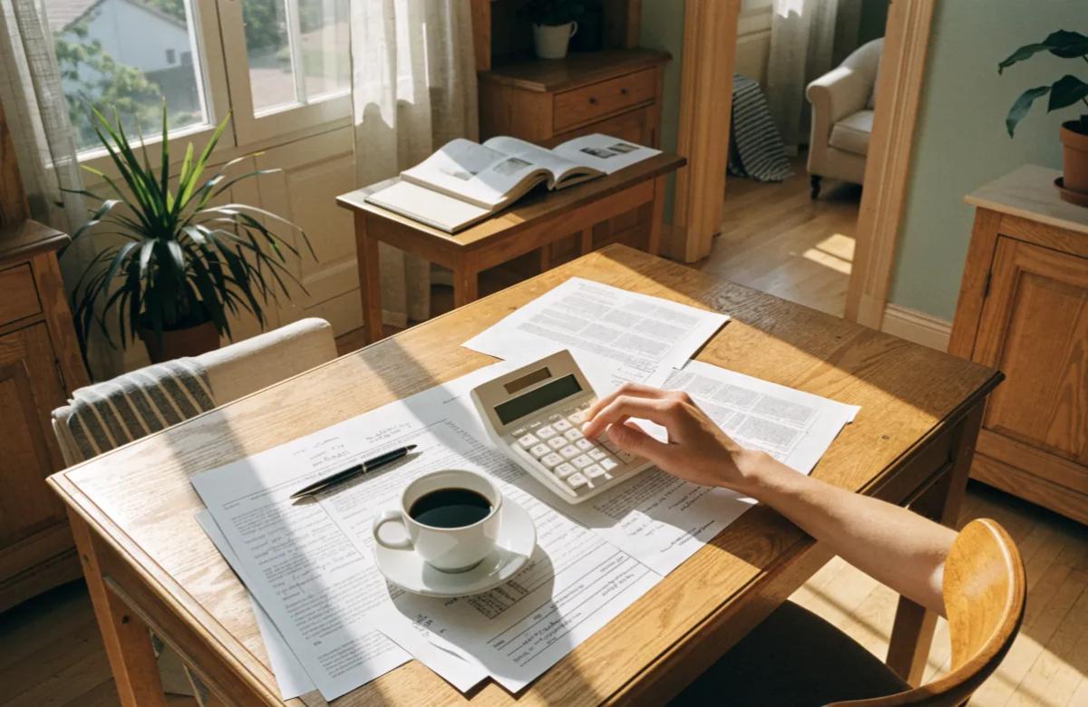 Calcul de la fiscalité d'un investissement locatif avec documents et calculatrice