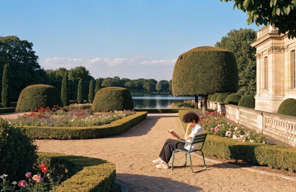 Lecture au jardin du Luxembourg, à deux pas des campus du Quartier latin