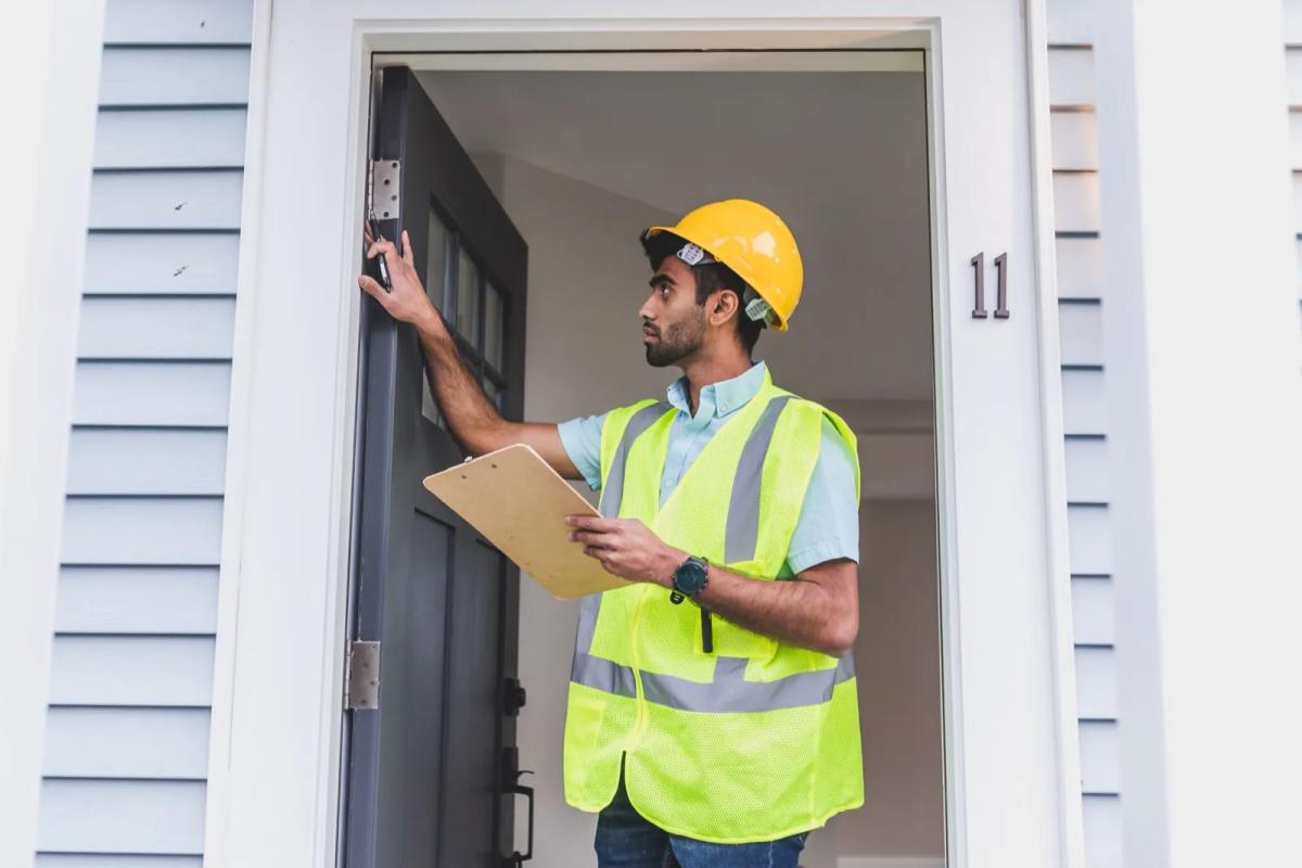 Auditeur réalisant le diagnostic énergétique d'un logement