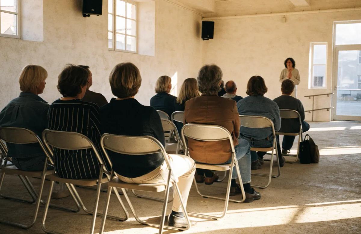 Assemblée générale de copropriété dans un immeuble collectif