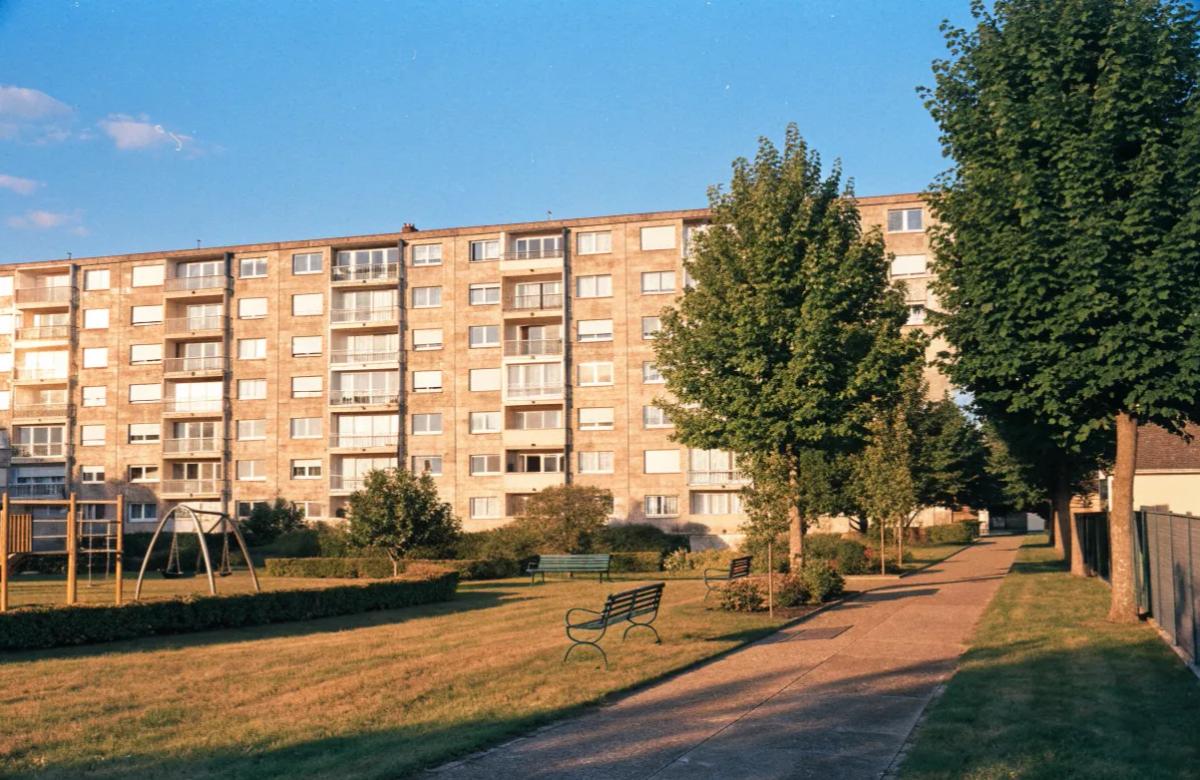 Immeuble de logements sociaux HLM en France